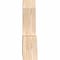 Ekena Millwork Portland Smooth Timber Gable Bracket, Douglas Fir, 36"W x 15"H x 3 1/2"D x 5 1/2"F, 10/12 Pitch GBW036X15X0406POR00SDF - alternate 5